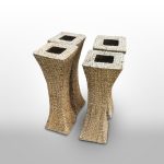 The unique weave pattern of flower vase adds depth and character making it a focal point in any room | Ideal for gifting