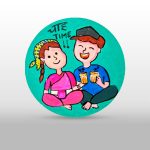 Fridge magnet - wonderful keepsake for chai lovers and admirers of mountain life