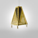 Elegant design of the lamp complements various interior styles, from rustic to contemporary